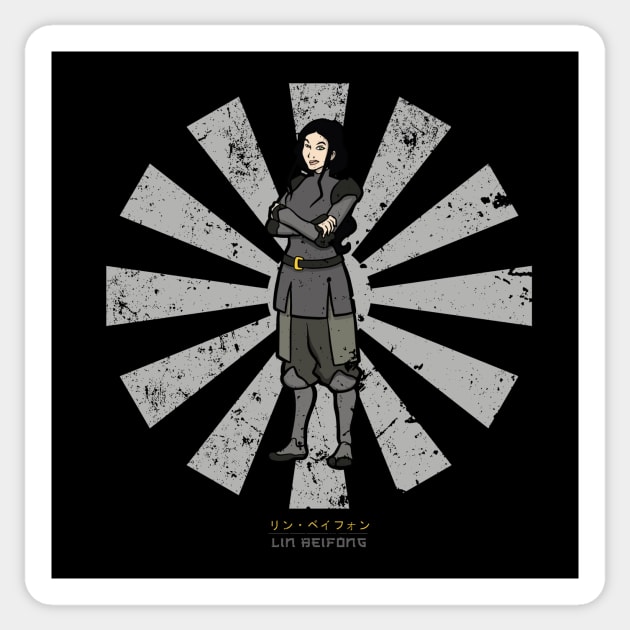 Lin Beifong Retero Japanese Avatar Sticker by Nova5